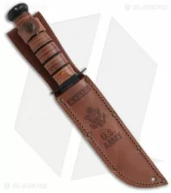 Ka-Bar Full-Size ARMY Fighting/Utility Knife Leather Sheath (7" Black Serr) 1219 7 Ka-Bar Full-Size ARMY Fighting/Utility Knife Leather Sheath (7" Black Serr) 1219 -Avokelavavat Sales Store ka bar 02 1220 sheath