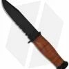 Ka-Bar Mark I Knife W/ Leather Handle (5.125" Black Serr) 02-2226 2 Ka-Bar Mark I Knife W/ Leather Handle (5.125" Black Serr) 02-2226 -Avokelavavat Sales Store ka bar 02 2226