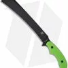 Ka-Bar Pestilence Chopper Zombie Killing Fixed Blade Knife (Black) - Blade HQ