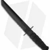 Ka-Bar Black Tanto Tactical Knife + Sheath (8" Black Serr) 1245