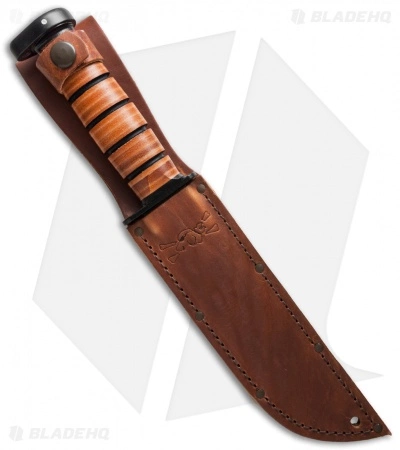 Ka-Bar Bowie Dog's Head Utility Fixed Blade Knife (7" Black) 1317 4 Ka-Bar Bowie Dog's Head Utility Fixed Blade Knife (7" Black) 1317 - Image 2