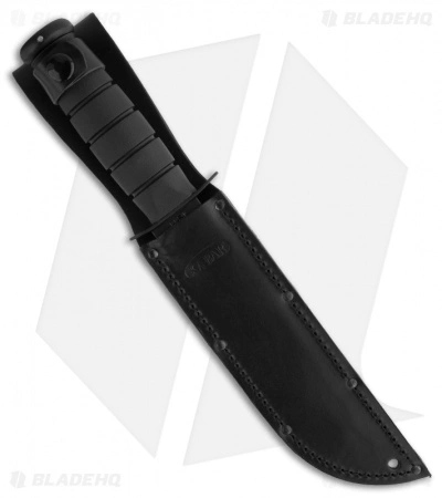 Ka-Bar Bowie Full-Size Knife Black Leather Sheath (7" Black) 1211 4 Ka-Bar Bowie Full-Size Knife Black Leather Sheath (7" Black) 1211 - Image 2