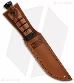Ka-Bar Short USA Fighting/Utility Knife Leather Sheath (5.25" Black) 1251 -Avokelavavat Sales Store ka bar fixed 02 1251 short black wood sheath