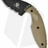 Ka-Bar Small TDI Law Enforcement Knife Coyote Brown (2.31" Black Serr) 1477CB