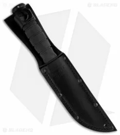 Ka-Bar Short Tanto Fighting/Utility Knife Black Leather Sheath (5.25" Serr) 1255 5 Ka-Bar Short Tanto Fighting/Utility Knife Black Leather Sheath (5.25" Serr) 1255 -Avokelavavat Sales Store ka bar short usa black serr 1255 fixed sheath
