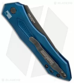 Kershaw Launch 6 Automatic Knife Blue Aluminum (3.75" Black) 7800BLUBLK -Avokelavavat Sales Store kershaw launch 6 blue 7800BLUBLK BHQ 37862 er side