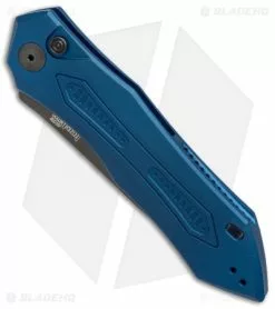 Kershaw Launch 6 Automatic Knife Blue Aluminum (3.75" Black) 7800BLUBLK -Avokelavavat Sales Store kershaw launch 6 blue 7800BLUBLK BHQ 37862 er spine
