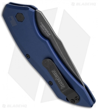 Kershaw Launch 1 Automatic Knife Blue Aluminum (3.4" BlackWash) 7100BLUBW 5 Kershaw Launch 1 Automatic Knife Blue Aluminum (3.4" BlackWash) 7100BLUBW - Image 3
