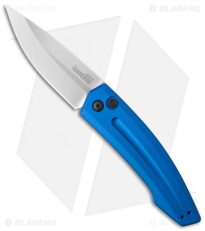 Kershaw Launch 2 Automatic Knife Blue Aluminum (3.4" Stonewash) 7200BLUSW 3 Kershaw Launch 2 Automatic Knife Blue Aluminum (3.4" Stonewash) 7200BLUSW