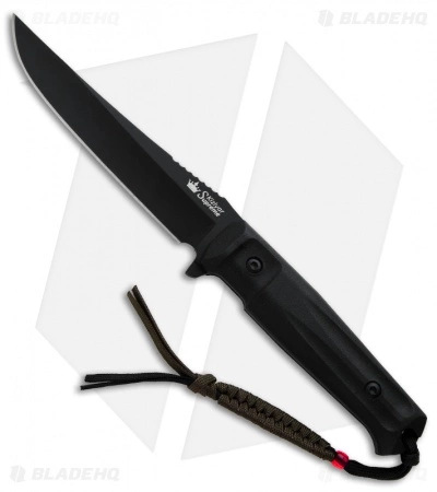 Kizlyar Supreme Knives Croc Tactical Fixed Blade Knife (6" Black) 3 Kizlyar Supreme Knives Croc Tactical Fixed Blade Knife (6" Black)