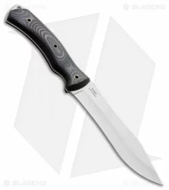 Kizlyar Supreme Safari Fixed Blade Knife Gray/Black Micarta (6.375" Satin) -Avokelavavat Sales Store kizlyar supreme safari gray black micarta satin BHQ 55390 jr back