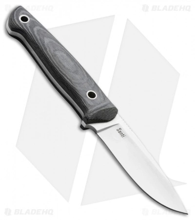 Kizlyar Supreme Santi Fixed Blade Knife Gray/Black Micarta (3.5" Satin) KK0047 4 Kizlyar Supreme Santi Fixed Blade Knife Gray/Black Micarta (3.5" Satin) KK0047 - Image 2