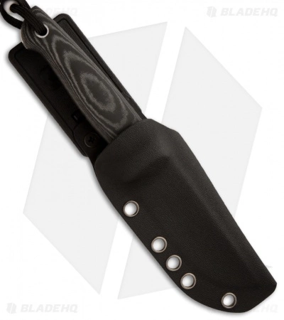 Kizlyar Supreme Knives Nikki AUS-8 Fixed Blade Knife (3.5" Black Plain) 4 Kizlyar Supreme Knives Nikki AUS-8 Fixed Blade Knife (3.5" Black Plain) - Image 2