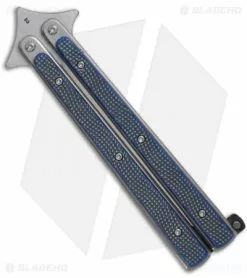 Les Voorhies Custom Knives Model 1 Balisong Butterfly Knife W/ Titanium Scales 8 Les Voorhies Custom Knives Model 1 Balisong Butterfly Knife W/ Titanium Scales -Avokelavavat Sales Store les voorhies custom butterflly model 1 bali back