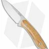 LionSteel Knives 571 Hunting Knife Olive Wood (3.54" Satin Plain) 571 UL