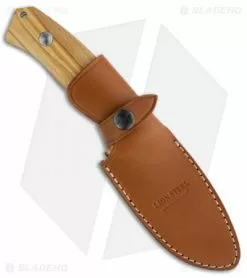 LionSteel M3 Hunting Knife Olive Wood Fixed Blade (4.25" Satin Plain) M3 UL -Avokelavavat Sales Store lionsteel fixed m3 ul tan sheath