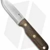 LT Wright Knives Bushcrafter Scandi Fixed Blade Knife Micarta (4" Satin)