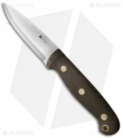 LT Wright Knives GNS Scandi Fixed Blade Green Micarta (4.5" Satin)