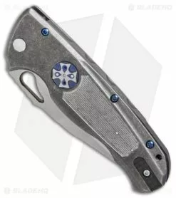 Diskin Wheel Release Custom D/A Automatic Knife Gray Titanium (3.625" Satin) -Avokelavavat Sales Store matt diskin 1 er spine