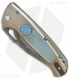 Diskin Wheel Release Custom D/A Automatic Knife Bronze Titanium (3.625" BB SW) -Avokelavavat Sales Store matt diskin 2 er spine
