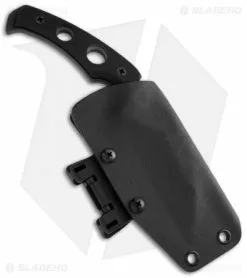 Medford Knife & Tool Medford Fighting Utility Knife FUK Black (3.75" Plain) MKT -Avokelavavat Sales Store medford knife mktfukdogblk 1kblk black black sheath