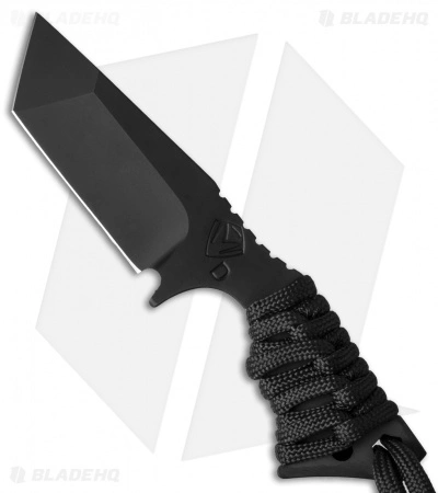Medford Knife & Tool Medford Micro Tanto Fixed Blade Knife Black Paracord (2.3" Black PVD) MKT 3 Medford Knife & Tool Medford Micro Tanto Fixed Blade Knife Black Paracord (2.3" Black PVD) MKT