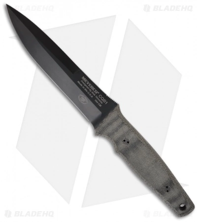 Meyerco Bob Terzuola CQB Military Fixed Blade Knife (5.75" Black) 3 Meyerco Bob Terzuola CQB Military Fixed Blade Knife (5.75" Black)