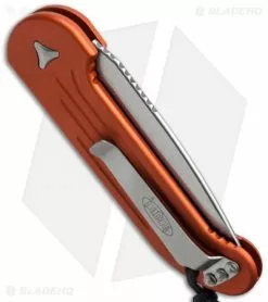Microtech LUDT Automatic Knife Orange (3.4" Stonewash Serr) 135-11OR 7 Microtech LUDT Automatic Knife Orange (3.4" Stonewash Serr) 135-11OR -Avokelavavat Sales Store microtech 135 10or side cm
