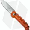 Microtech LUDT Automatic Knife Orange (3.4" Stonewash Serr) 135-11OR