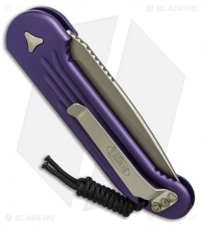 Microtech LUDT Automatic Knife Purple (3.4" Bronze) 135-13PU 5 Microtech LUDT Automatic Knife Purple (3.4" Bronze) 135-13PU - Image 3