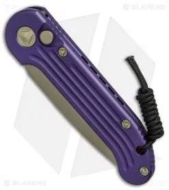 Microtech LUDT Automatic Knife Purple (3.4" Bronze) 135-13PU 7 Microtech LUDT Automatic Knife Purple (3.4" Bronze) 135-13PU -Avokelavavat Sales Store microtech LUDT purple bronze 135 13PU BHQ 49841 er spine