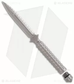 Microtech A.D.O. Knife Fixed Blade Dagger (4.5" Bead Blast Serr) 115-8 -Avokelavavat Sales Store microtech ado bead blast full serr 115 9 open