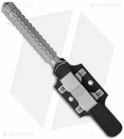 Microtech A.D.O. Tanto Knife T/E Fixed Blade (4.5" Bead Blast Full Serr) 117-9 -Avokelavavat Sales Store microtech ado bead blast stanadard 117 7 sheath back 2