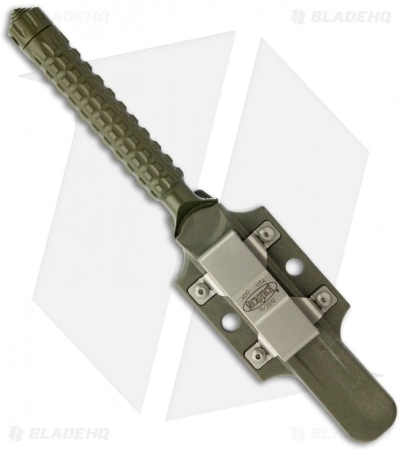 Microtech A.D.O. Knife D/E Dagger Fixed Blade (4.5" Green Serr) 115-2GR 5 Microtech A.D.O. Knife D/E Dagger Fixed Blade (4.5" Green Serr) 115-2GR - Image 3