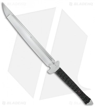 Microtech Marfione Custom Combat Wakizashi Green Rayskin (15.5" Hand Satin D2) 3 Microtech Marfione Custom Combat Wakizashi Green Rayskin (15.5" Hand Satin D2)