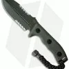 Microtech Crosshair D/E Fixed Blade Knife (5" Green Serr) 101-2GR -Avokelavavat Sales Store microtech crosshair 101 2gr cm