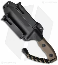 Microtech Crosshair D/E Fixed Blade Knife (5" Tan Serr) 101-2TA 7 Microtech Crosshair D/E Fixed Blade Knife (5" Tan Serr) 101-2TA -Avokelavavat Sales Store microtech crosshair tan 101 1ta sheath back 1