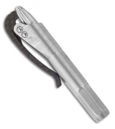 Microtech Marfione Custom Titanium Siphon Pen W/ Lightning Strike Carbon Fiber 4 Microtech Marfione Custom Titanium Siphon Pen W/ Lightning Strike Carbon Fiber - Image 2