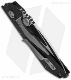 Microtech Marfione Strider Custom DOC D/A Automatic Knife CF (Two-Tone Black Ceramic) -Avokelavavat Sales Store microtech doc double action hand ground two tone black carbon fiber side