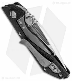 Microtech Marfione Strider Custom DOC D/A Automatic Knife Carbon Fiber (3.75" High Polish) -Avokelavavat Sales Store microtech doc hand ground action high polish carbon fiber side