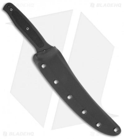 Microtech Black Marlin Filet Knife Fixed Blade (7" Stonewash Plain) 07/2002 4 Microtech Black Marlin Filet Knife Fixed Blade (7" Stonewash Plain) 07/2002 - Image 2