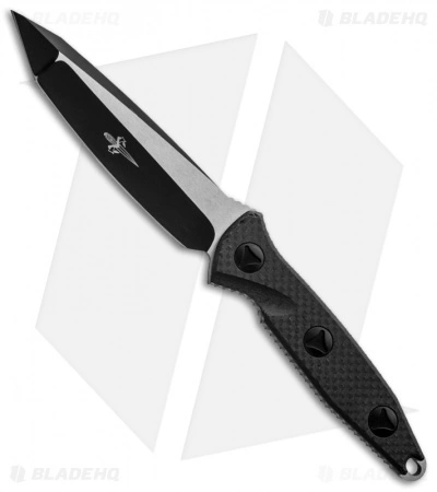Microtech Marfione Custom Socom Alpha Tanto Fixed Blade Carbon Fiber (5" Black) 3 Microtech Marfione Custom Socom Alpha Tanto Fixed Blade Carbon Fiber (5" Black)