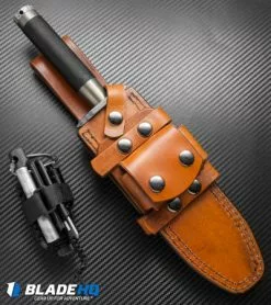 Marfione Custom Knives Interceptor Survival Knife Bronzed (7.875" Damascus) -Avokelavavat Sales Store microtech interceptor chad nichols damascus sheath cm 2