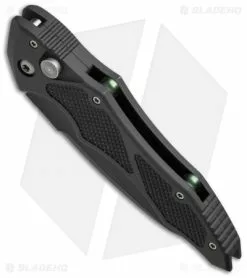 Microtech Kestrel Folding Knife (3" Black Serr) 06/1999 -Avokelavavat Sales Store microtech kestrel auto 06 1999 bottom cm