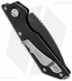 Microtech DOC Killswitch Automatic Knife Aluminum (3.75" Black) 154-1 5 Microtech DOC Killswitch Automatic Knife Aluminum (3.75" Black) 154-1 -Avokelavavat Sales Store microtech killswitch black standard 154 1 side
