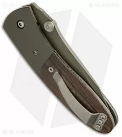 Microtech Lightfoot Compact Combat LCC Automatic Knife (Green Serr) 01/2003 -Avokelavavat Sales Store microtech lightfoot green serr used side