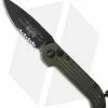 Microtech LUDT Automatic Knife OD Green (3.4" Black Serr) 135-2OD