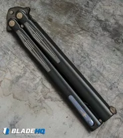 Microtech Marfione Custom Tachyon III Balisong Trainer Black Ti (4.5" Black) -Avokelavavat Sales Store microtech marfione custom tachyon 3 bali trainer black ti 373 MCK BHQ 37763 er side