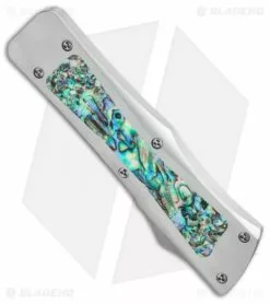 Microtech Marfione Custom Troodon OTF D/E Knife SS/Abalone (3" Mirror Polish) -Avokelavavat Sales Store microtech mck ss troodon de abalone bottom cm