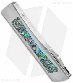 Microtech Marfione Custom Troodon OTF D/E Knife SS/Abalone (3" Mirror Polish) -Avokelavavat Sales Store microtech mck ss troodon de abalone side cm